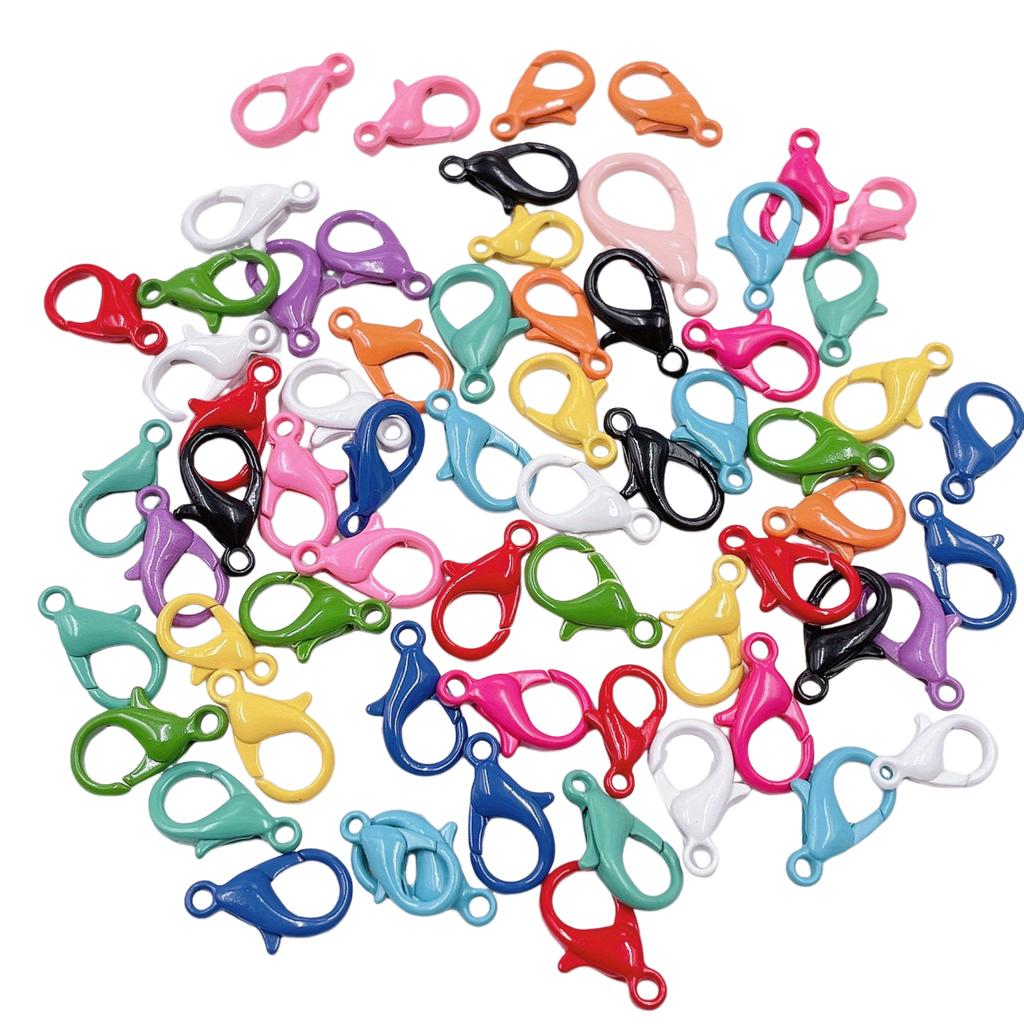 10 шт. красочная застежка-лобстер DIY ювелирные аксессуары ручной работы металлический лак застежка-лобстер оптовая продажа ожерелье браслет соединение застежка