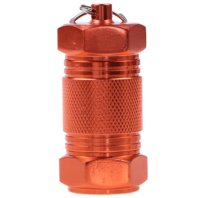 Водонепроницаемый герметичный резервуар, алюминиевый капсульный контейнер, органайзер для лекарств, карманные чехлы для таблеток для наружного хранения бутылок для экстренной медицины