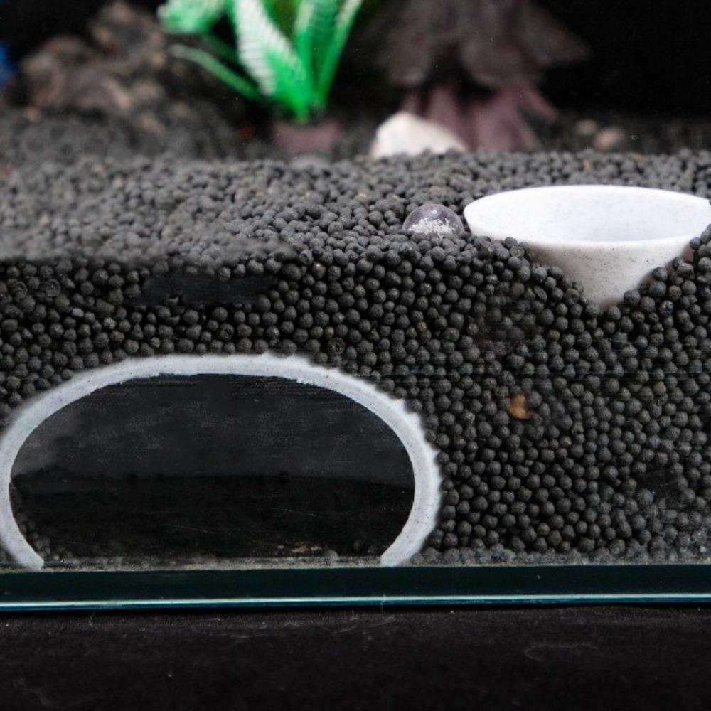 3D Печать Аквариумный Подземный Туннель Декоративный Подземный Стиль Рыба Креветки Укрытия Пещеры Пластиковый Туннель для Петушков и Креветок