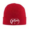 New White Obituary Logo Death Metal Knitted Hat for Women Unisex Beanie Autumn Winter Hats s Music Band Warm Melon Cap
