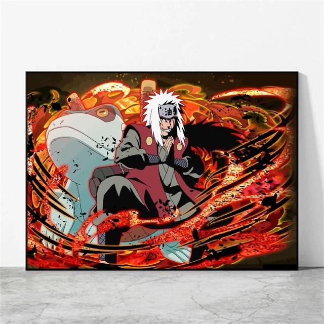 Картина на холсте, настенное искусство Наруто, Рождественский подарок, украшение для детской спальни, модульная печать