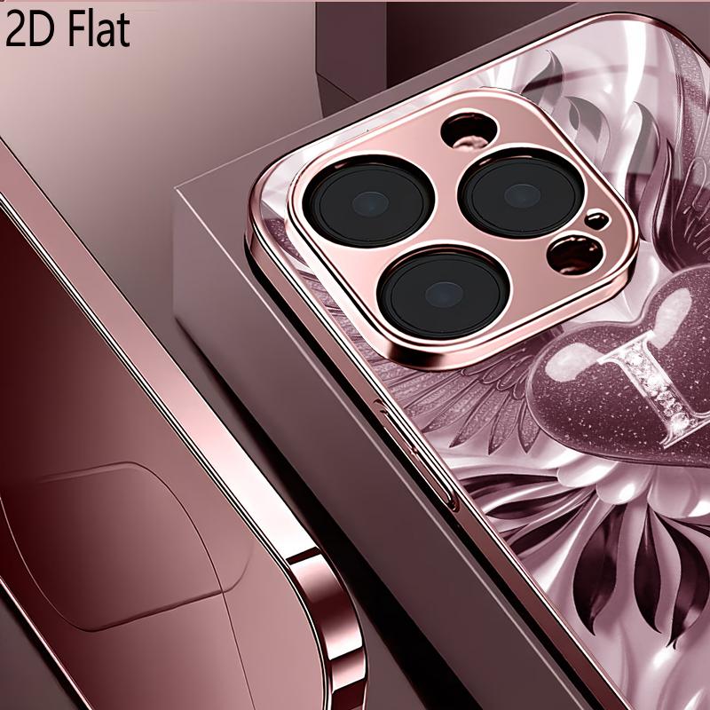 ArtWing 2DFlat Для iPhone17 18 16 15 14 13 12 11 Pro Max XS XR 8 7Plus Чехол для телефона Ударопрочный Защитный Задняя крышка