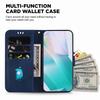 For Honor 400 Pro 5G (Global) Wallet Case Tiger Imprint Leather Shockproof Phone Cover with Wrist Strap
