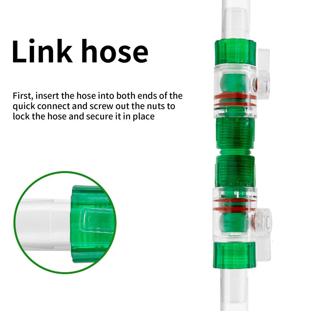 Соединитель шланга аквариума 12/16 мм с быстроразъемным соединением Easy Plug для адаптера водопроводной трубы, аксессуар для обслуживания аквариума
