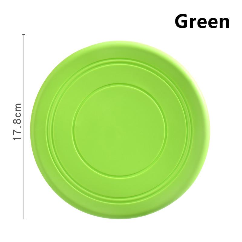1Pc Pet Dog Flying Disc Toys Soft Non-Slip Silicone Game Frisbeed Anti-Chew Trainning Interactive Pet Puppy Dog Supplies