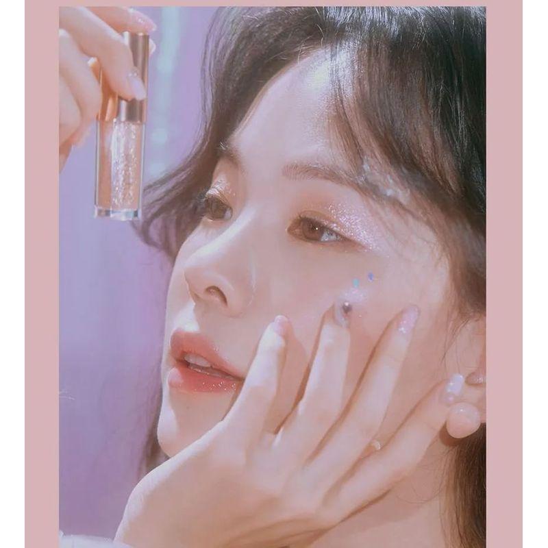 Peach C - Champagne Eye Glitter #03 Rose Coral Bundle Set