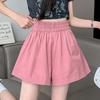 New Large-size High-waist Wide-leg Shorts for Women In Summer Thin Korean Style To Make Them Look Slim and Fat MM Meat-covering Shorts
