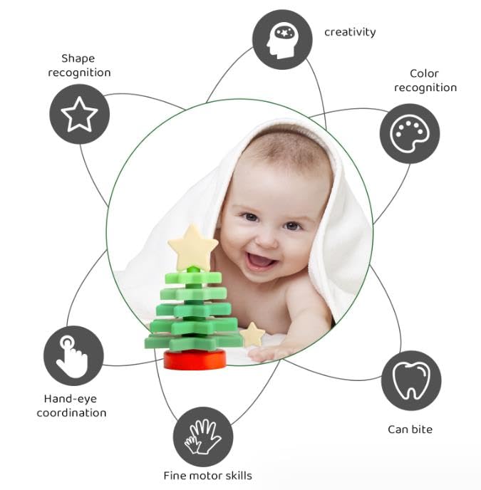 Рождество Рождество ребенок строит своими руками развивающая рука интерьер укладка 0 лет 1 год 2 года дерево, подарок, игрушка, детский товар, игрушка, блок,