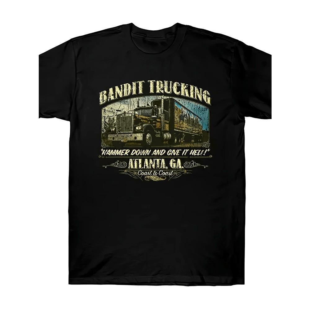 Robber Truck Retro 1977 Pattern Tshirt Unisexs Tshirt Summer New Unisex Fashion Trend Y2K