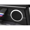 Для BMW X1 2010-2014 2015 Серебристый Стальной Декоративный Кольцо Рамка Крышка Динамика Двери 2 шт.