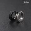 Umiwe hoop earrings men's ladies set of 4 surgical stainless steel Allergy free for both ears Popularity cool simple ring earrings earrings