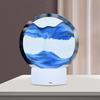 3D струящийся песок ночник Песочные часы Лампа Движущийся песок Изображение Декор
