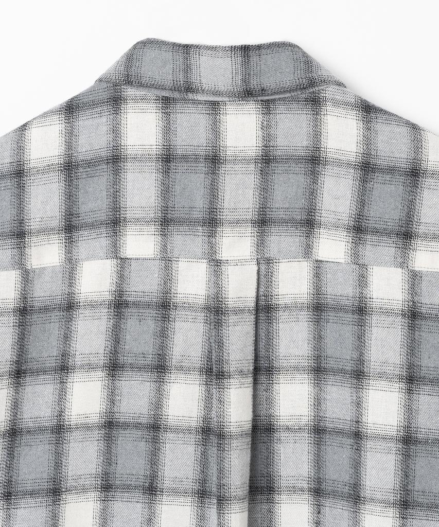 MILLO ARCHIVE Ombre Check Shirt [Smoke Grey]
