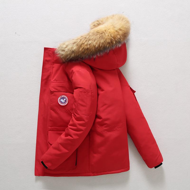 Мужская и женская повседневная зимняя рабочая одежда: Утепленное, Модное, Теплое Пальто для Пар