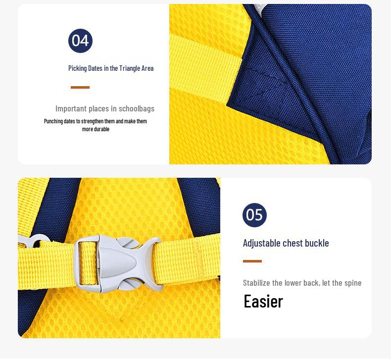 Легкий, безопасный для позвоночника школьный рюкзак «Астронавт» для детей – Большая вместимость, износостойкий рюкзак