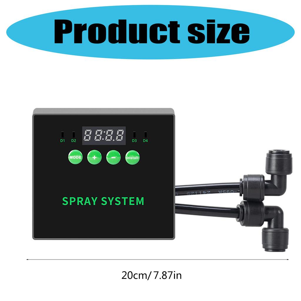 Reptiles Intelligent Sprays System Fogger Terrariums Humidifier Electronic Timer for Large Capacity Water Tanks