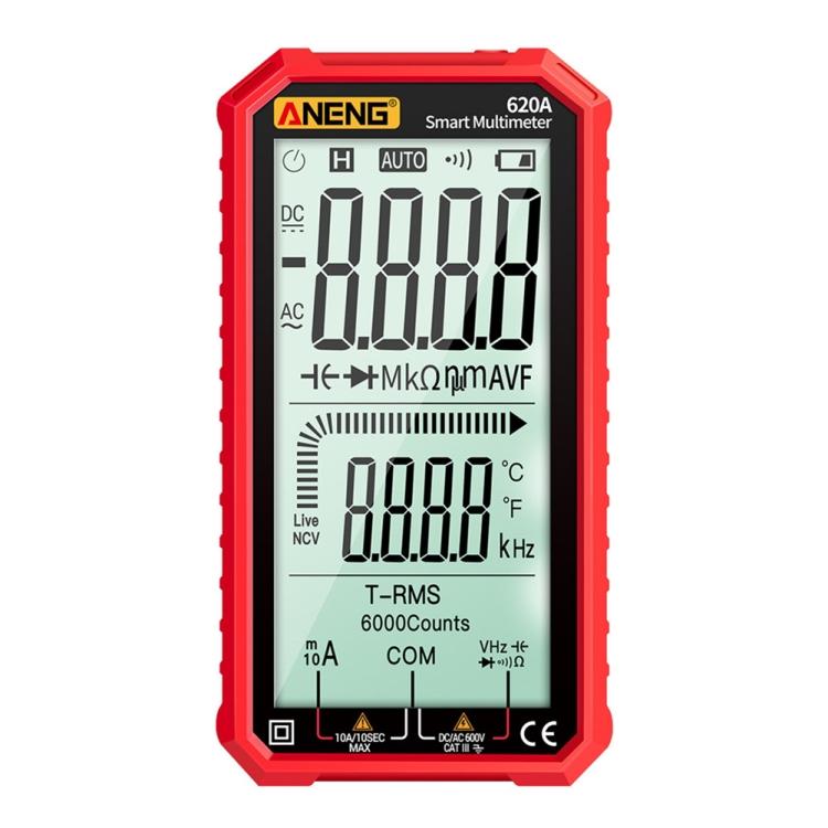 ANENG 620A Умный цифровой мультиметр с полноэкранным дисплеем