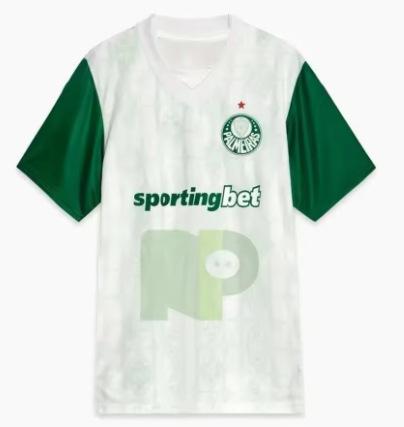 2025 new Palmeiras home football jersey men's and women's sports T-shirt daily outdoor comfortable breathable T-shirt