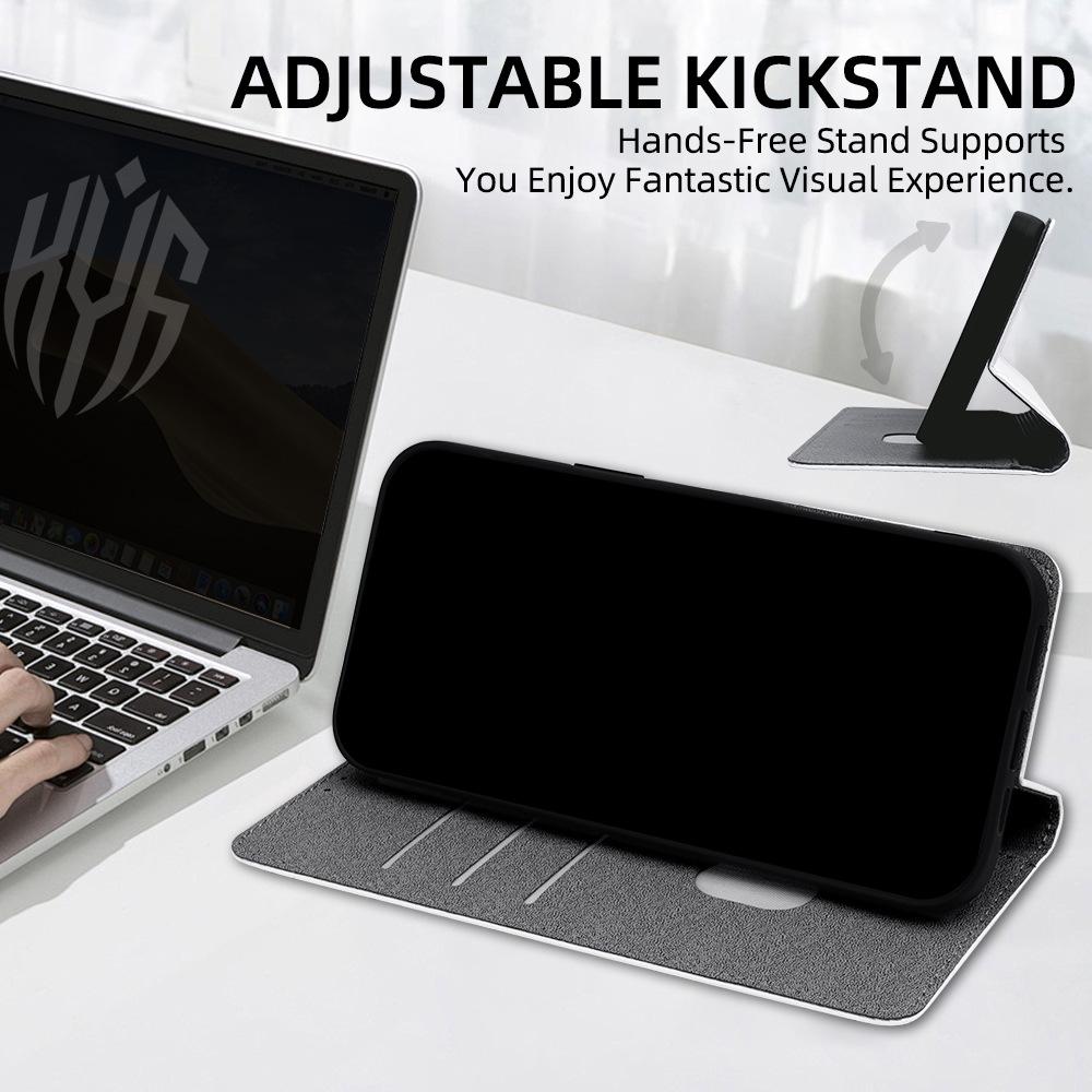 Магнитный кожаный чехол-книжка для Infinix Note 50 Pro и Note 30 Pro