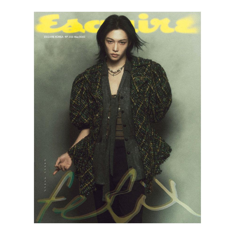 Журнал ESQUIRE, май 2025 г. Обложка Stray Kids Felix