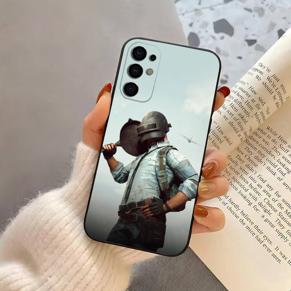 Чехол для телефона P-PUBG-es Черный Силиконовый Мягкий Для Samsung S25,S24,S21,S22,S23,S30,Ultra,S20,Plus,Fe,Lite