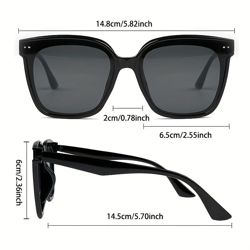 Женские большие ретро модные очки в гонконгском стиле, декоративные модные аксессуары для повседневной носки и особых случаев