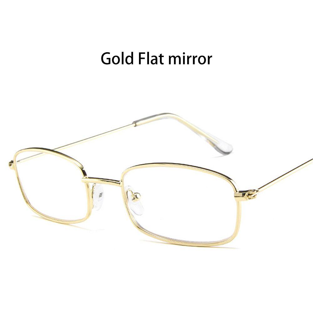 Fashion UV400 Steampunk Small Retro Shades Sun Glasses Metal Frame Rectangle Sunglasses