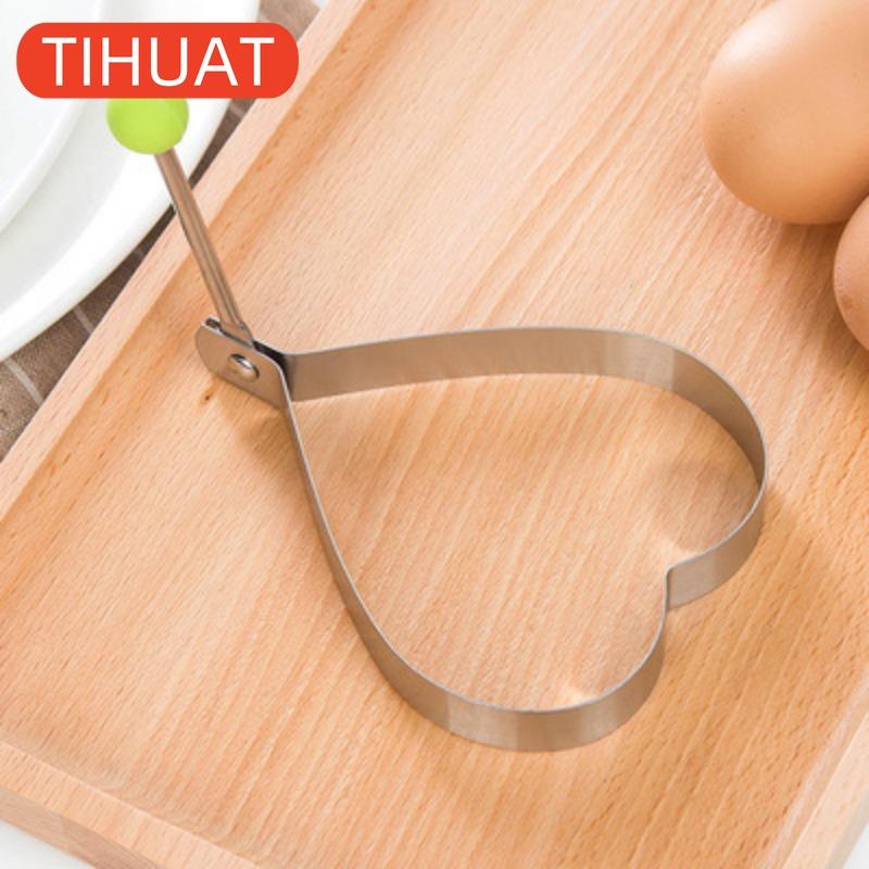 Формирователь блинов из жареного яйца, форма для яиц из нержавеющей стали, круглая форма в форме сердца