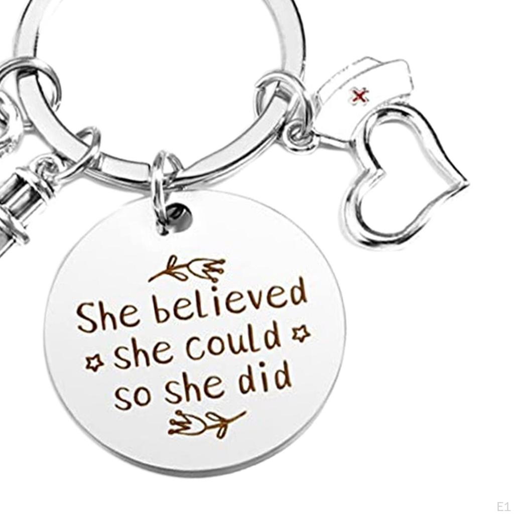 Брелок для медсестры, подарки для женщин, подарки на день рождения, благодарственная вечеринка, вдохновляющие сувениры