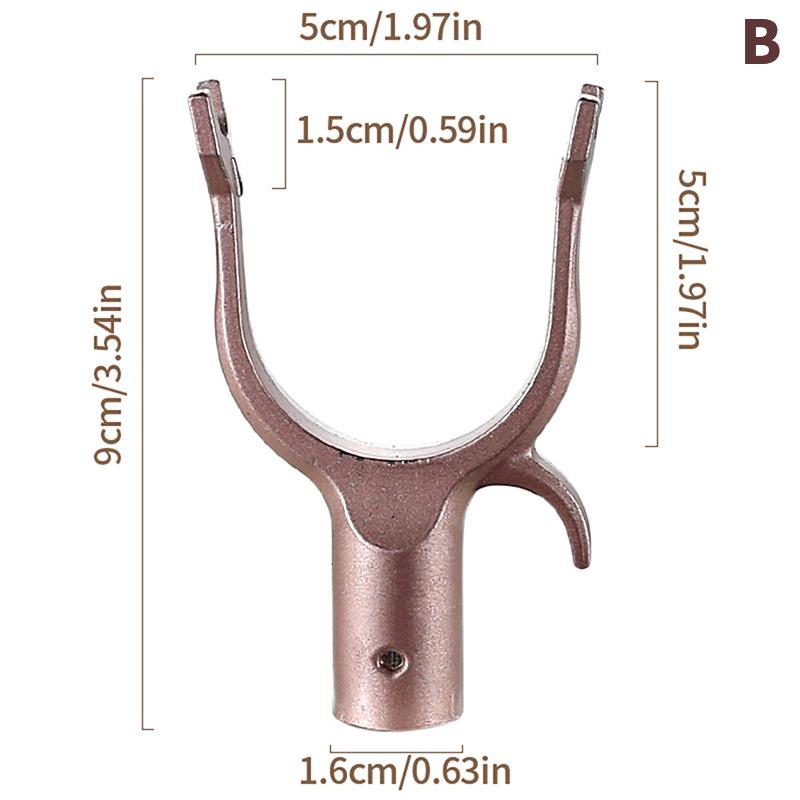 Вешалка для одежды из алюминиевого сплава, прочные аксессуары для дома, вилка для подвешивания белья