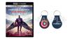 Captain Brave New World 4K UHD 3D Set Includes Leather Keychain Metal Collectible America + + Blu-ray [Blu-ray] (with Plate)