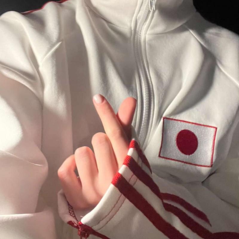 2026 Graphic Print Stand Collar Zip Up Sweatshirt Unisex Streetwear Casual Jacket
