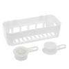Durable Wall Mounted Plastic Shower Rack Bathroom Supplies Corner Storage Rack Storage Wall Basket