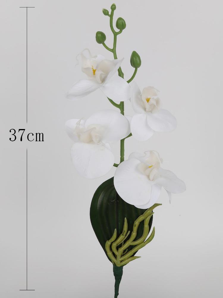 6 шт. искусственных 4 головки фаленопсиса искусственный цветок фаленопсиса пластиковые искусственные цветы для дома свадьба вечеринка наружное украшение