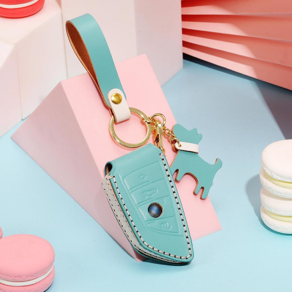 Чехол для ключа и цепочка BMW для 1, 3, 5, 7 серии, X1, X3, X5 - 1 шт.