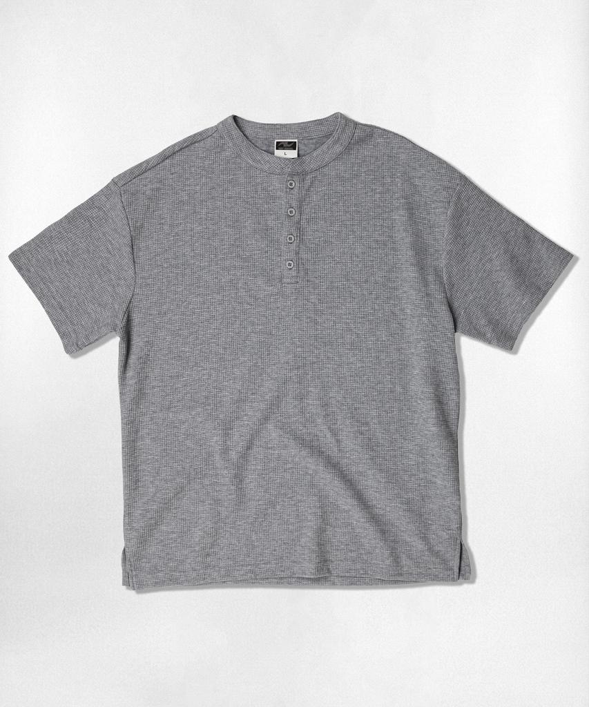Nasyujeueol [2 шт.] Обычная вафельная футболка-henley с коротким рукавом, 3 цвета