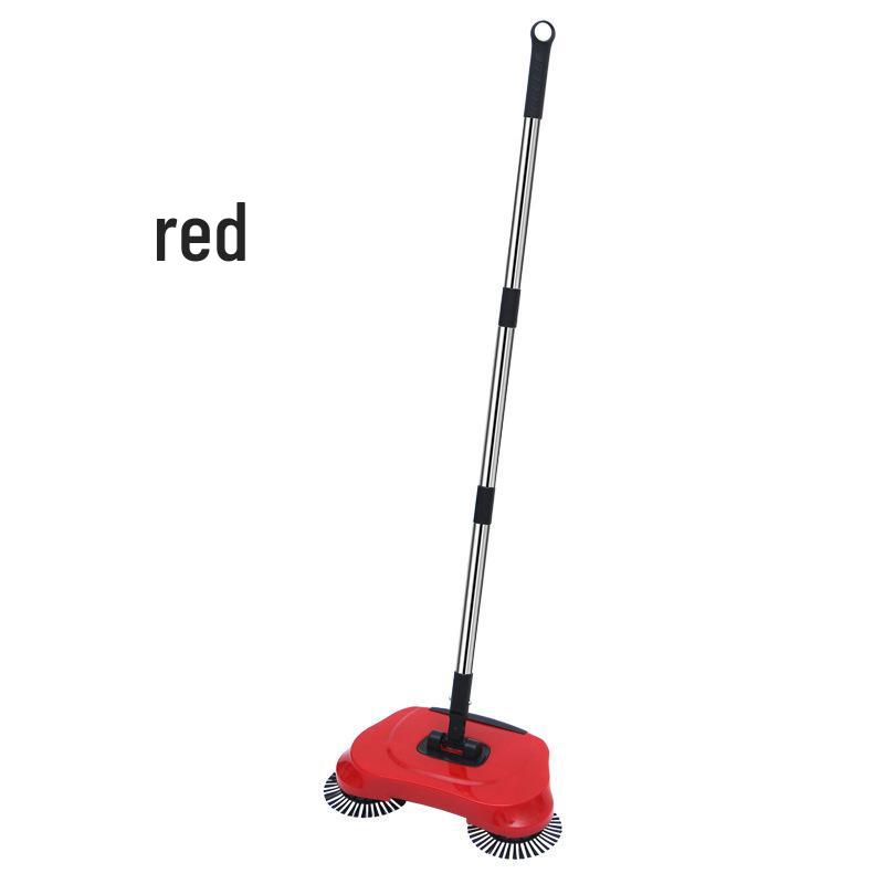 Подметальная машина толкательного типа и комбинированный пылесос для влажной уборки: Веник, совок и мягкая швабра «все в одном»