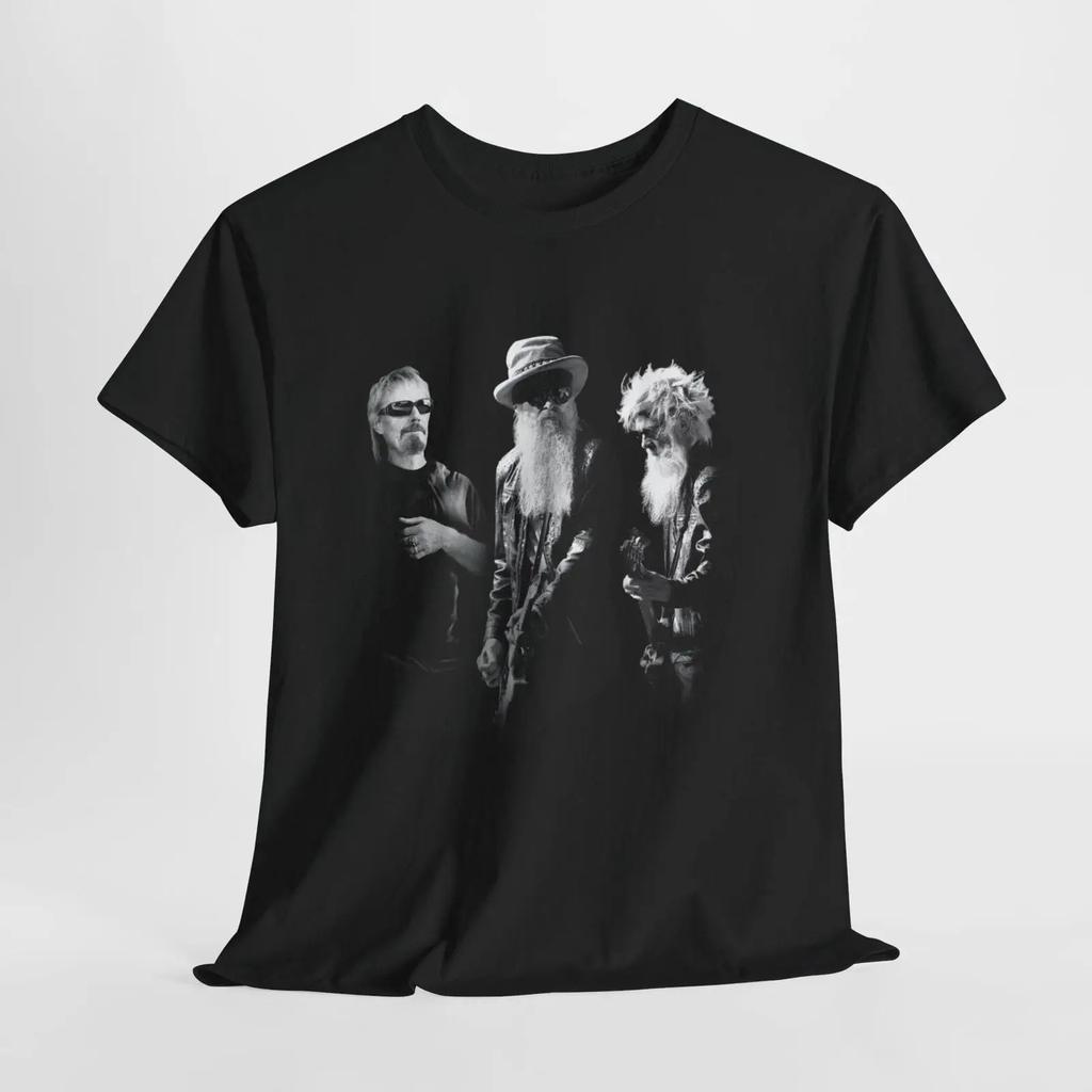 ZZ Top T shirt Rock Heavy Cotton Band Music Concert Apparel Slightly Casual Versatile Unisex S