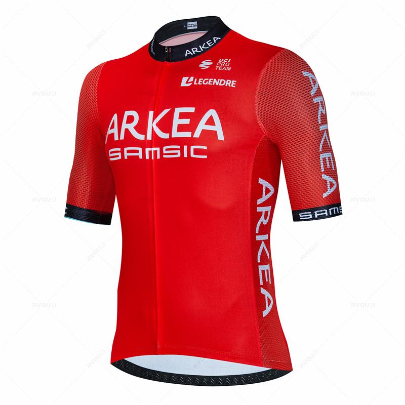 Дышащий летний велосипедный костюм Arkea-Pro Team для мужчин 2026 года, летняя велосипедная одежда, дышащая мужская одежда для МТБ, спортивный костюм