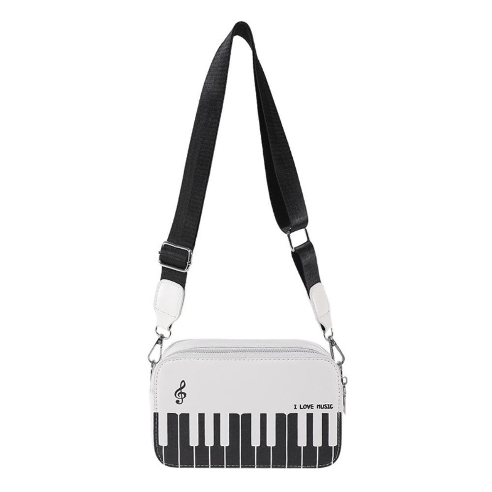 Винтажная сумка через плечо в виде пианино, модная сумка из искусственной ПУ кожи, трендовая мини-квадратная сумка для девочек