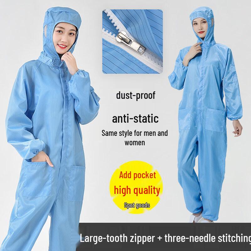 Ally Unisex Anti-static Hooded Coverall