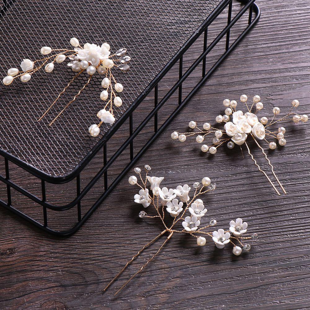 1/2/3PCS Crystal Hair Jewelry Accessories Hair Clips Headpieces Women Hairpins Headwear