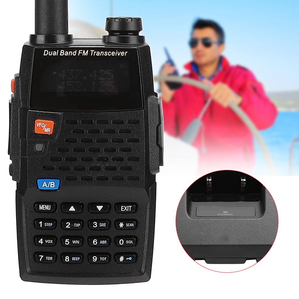 UV F9+ Морская водонепроницаемая рация IP67 UHF VHF двухдиапазонная двухсторонняя радиостанция