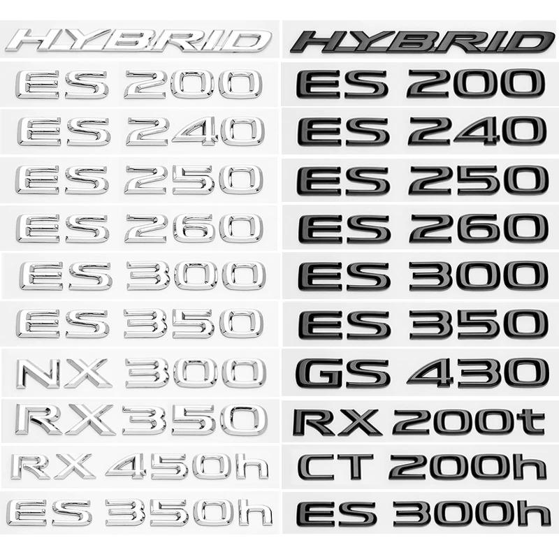 3D for Lexus ES200 ES260 IS250 GS300 GX400 NX300 RX350 RX450h LX570 LM350 LS600h Rear Trunk modified upgraded letter AccessoriesCD0
