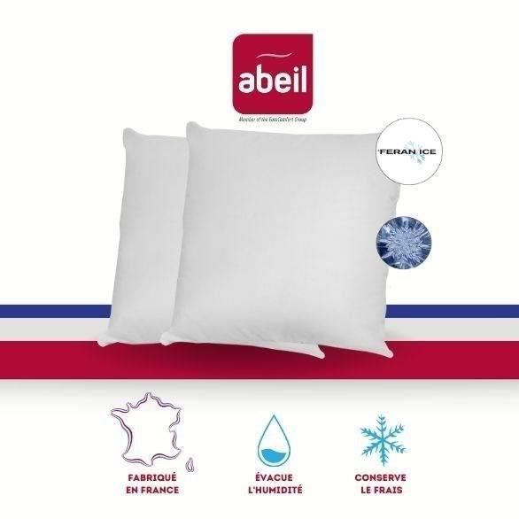 ABEIL Set of 2 Soft Pillows ICEBERG 60x60cm