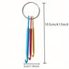 3 шт./набор 5 наборов Разноцветные Мини Алюминиевые Брелоки Крючки для вязания Крючки для рукоделия Инструменты Вязальные спицы