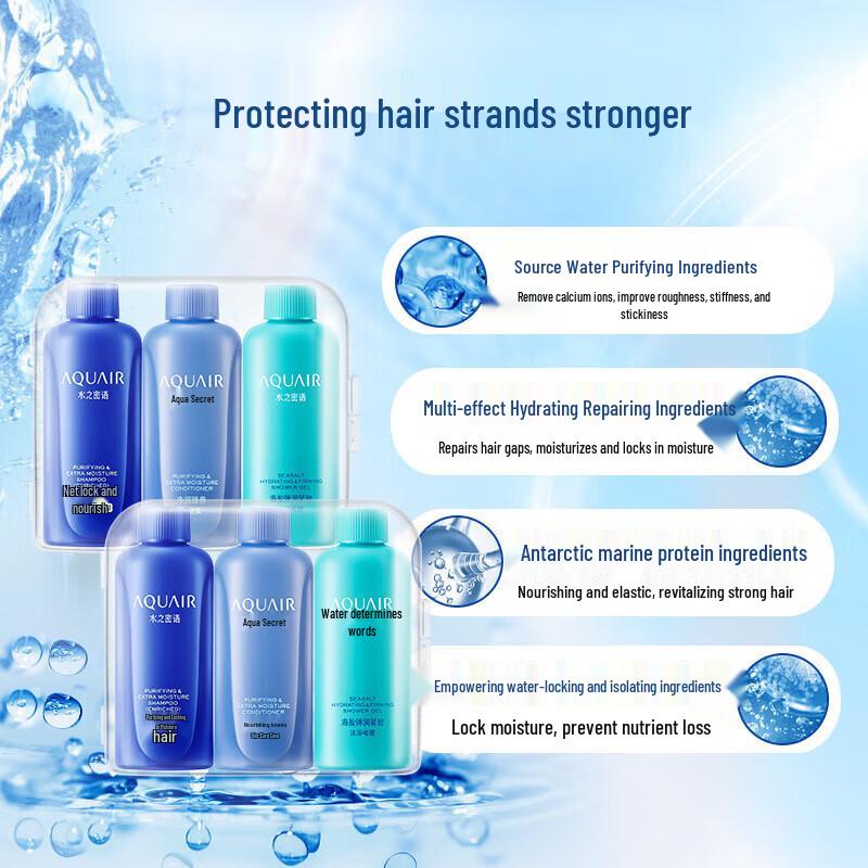 Aqua Label Deep Moist Nourishing Travel Set