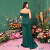 European and American Style Sexy Strapless Long Dress Evening Gown Wedding Party Women's Wedding Dress