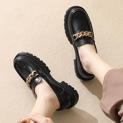 Мода 2024 года, британские матовые туфли-оксфорды, женские туфли JK Lolita на толстой подошве, женские туфли на платформе, маленькие кожаные туфли, кроссовки, женские мокасины