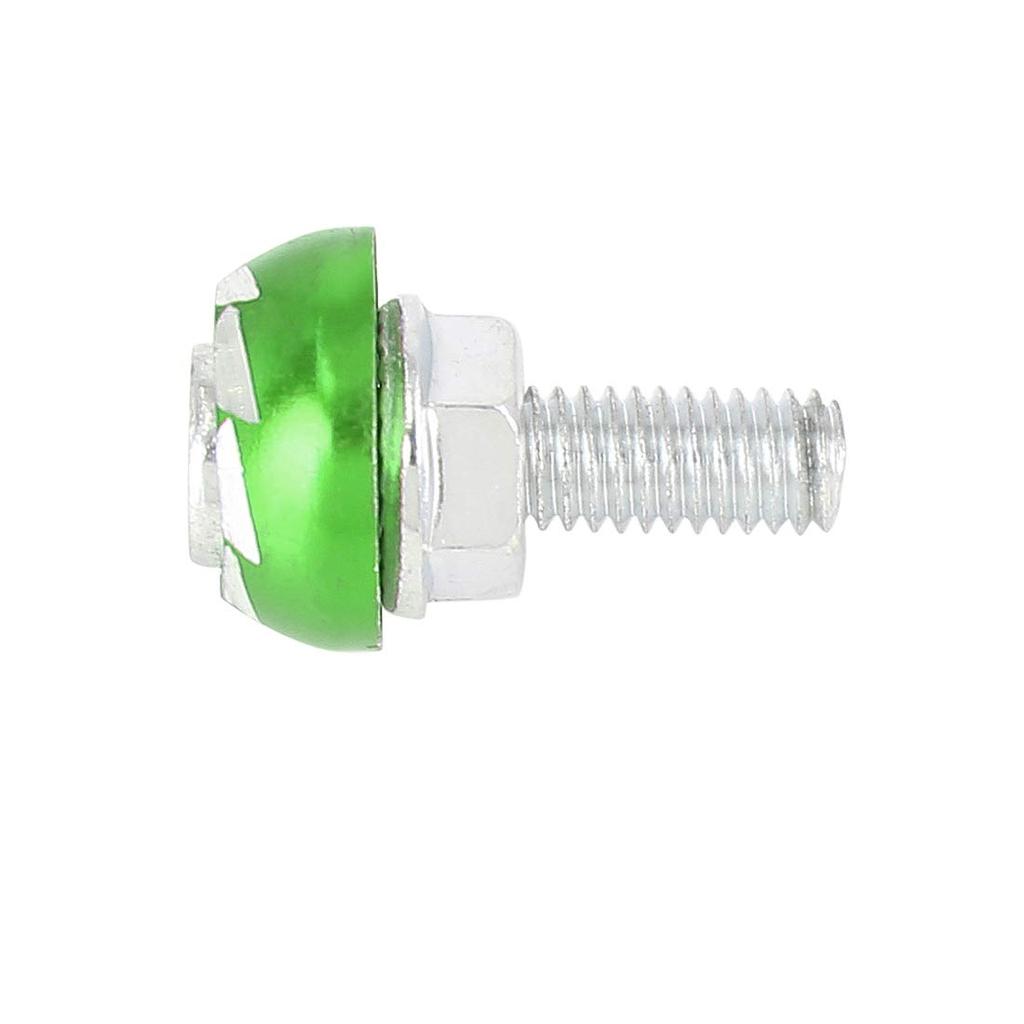 uxcell License Plate Bolts License Plate Screws Motorcycle License Plate Bolts Metal 6mm 10pcs Green